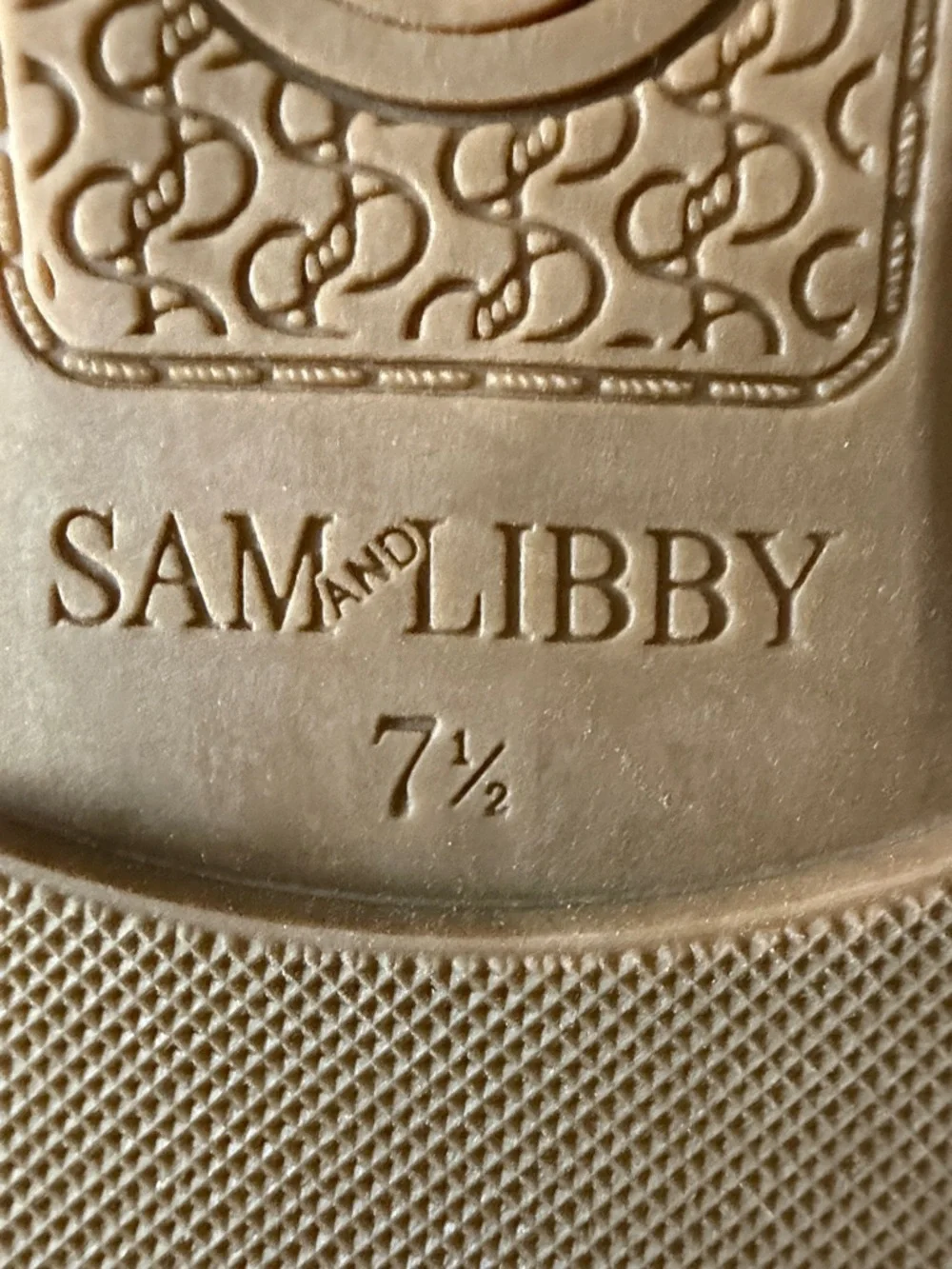 Sam & Libby Guava Pink Logo Slide Sandals 7.5 ❤️❤️ - Picture 5 of 6